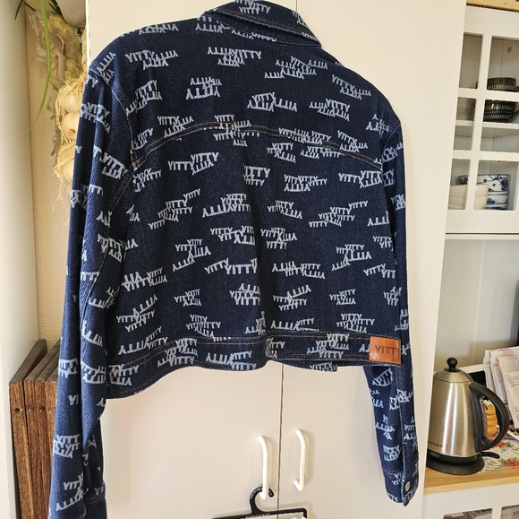 Yitty Blue Patterned Jacket - Picture 5 of 11
